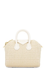 Givenchy Mini Antigona 4g Jute Tote Bag in Natural