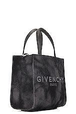 Givenchy Mini G-Tote Bag in Dark Grey, view 4, click to view large image.