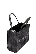 Givenchy Mini G-Tote Bag in Dark Grey, view 5, click to view large image.