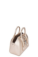 Givenchy Mini Antigona Lock Bag in Dusty Gold, view 6, click to view large image.