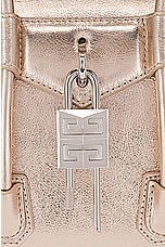 Givenchy Mini Antigona Lock Bag in Dusty Gold, view 8, click to view large image.
