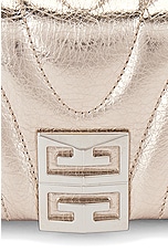 Givenchy 4G Soft Wallet On Strap in Dusty Gold, view 8, click to view large image.