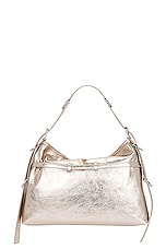 Givenchy Medium Voyou Bag in Dusty Gold, view 3, click to view large image.
