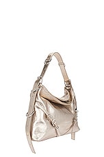 Givenchy Medium Voyou Bag in Dusty Gold, view 4, click to view large image.