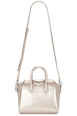 Givenchy Mini Antigona Bag in Dusty Gold, view 1, click to view large image.