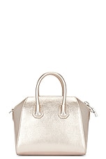 Givenchy Mini Antigona Bag in Dusty Gold, view 4, click to view large image.