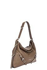Givenchy Medium Voyou Bag in Taupe, view 4, click to view large image.