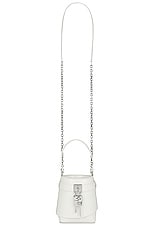 Givenchy Micro Shark Lock Bucket Bag in Ivory, view 1, click to view large image.