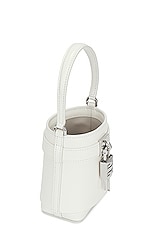 Givenchy Micro Shark Lock Bucket Bag in Ivory, view 6, click to view large image.