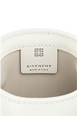 Givenchy Micro Shark Lock Bucket Bag in Ivory, view 7, click to view large image.