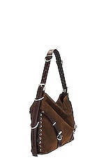 Givenchy Medium Voyou Corset Bag in Walnut Brown, view 4, click to view large image.