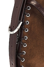 Givenchy Medium Voyou Corset Bag in Walnut Brown, view 7, click to view large image.