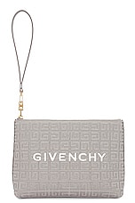 Givenchy Travel Pouch in Light Grey, view 1, click to view large image.