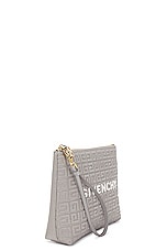 Givenchy Travel Pouch in Light Grey, view 3, click to view large image.