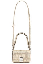 Givenchy Small 4G Crossbody Bag in Dusty Gold, view 1, click to view large image.