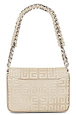 Givenchy Small 4G Crossbody Bag in Dusty Gold, view 4, click to view large image.