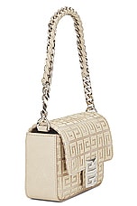 Givenchy Small 4G Crossbody Bag in Dusty Gold, view 5, click to view large image.