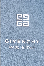 Givenchy Small Cut Out Zipped Bag in Medium Blue, view 7, click to view large image.