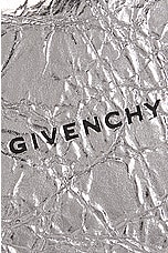 Givenchy Medium Voyou Chain Bag in Silvery Grey, view 8, click to view large image.