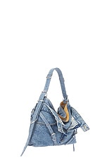 Givenchy Medium Voyou Boyfriend Bag in Medium Blue, view 4, click to view large image.