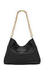 Givenchy Medium Voyou Chain Bag in Black, view 3, click to view large image.