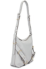 Givenchy Small Voyou Bag in Light Grey, view 4, click to view large image.