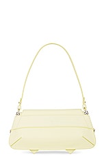 Givenchy Voyou Flap Shoulder Bag in Soft Yellow, view 3, click to view large image.