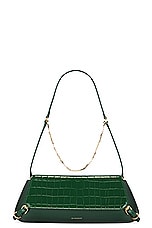 Givenchy Voyou East West Clutch in Emerald Green, view 1, click to view large image.