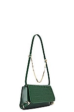 Givenchy Voyou East West Clutch in Emerald Green, view 4, click to view large image.
