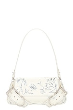 Givenchy Voyou Flap Shoulder Bag in Ivory, view 1, click to view large image.