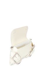 Givenchy Voyou Flap Shoulder Bag in Ivory, view 5, click to view large image.