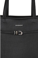 Givenchy Large Voyou East West Tote Bag in Black, view 7, click to view large image.
