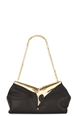 Givenchy Cut Out Sculpture Chain Bag in Black, view 3, click to view large image.