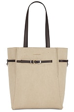 Givenchy Small Voyou North South Tote Bag in Army Beige, view 1, click to view large image.