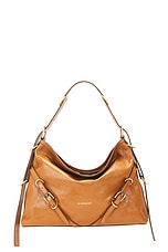 Givenchy Medium Voyou Bag in Soft Tan, view 1, click to view large image.