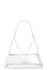 Givenchy Voyou East West Clutch in Light Silvery, view 1, click to view large image.