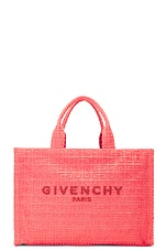 Givenchy Medium G-Tote Bag in Coral, view 1, click to view large image.