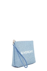 Givenchy Travel Pouch in Denim Blue, view 4, click to view large image.