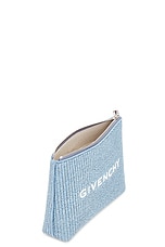 Givenchy Travel Pouch in Denim Blue, view 5, click to view large image.
