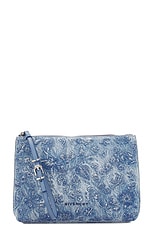 Givenchy Voyou Travel Pouch in Medium Blue, view 1, click to view large image.