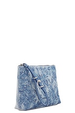 Givenchy Voyou Travel Pouch in Medium Blue, view 4, click to view large image.