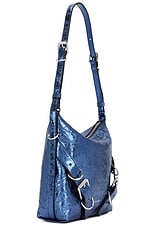 Givenchy Small Voyou Bag in Navy, view 3, click to view large image.