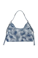 Givenchy Medium Voyou Bag in Medium Blue, view 2, click to view large image.