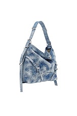 Givenchy Medium Voyou Bag in Medium Blue, view 3, click to view large image.