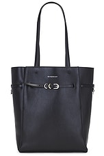 Givenchy Small North South Voyou Tote Bag in Black, view 1, click to view large image.