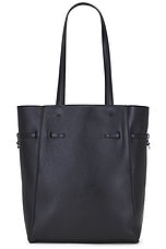 Givenchy Small North South Voyou Tote Bag in Black, view 3, click to view large image.