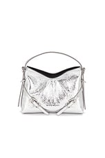 Givenchy Nano Voyou Bag in Light Silvery, view 3, click to view large image.