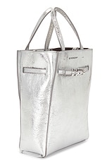 Givenchy Mini Voyou North South Tote Bag in Light Silvery, view 5, click to view large image.