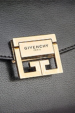 Givenchy Medium Leather &amp; Suede GV3 in Black & Grey, view 8, click to view large image.