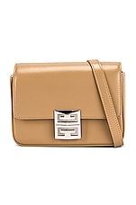 Givenchy Small 4G Crossbody Box Bag in Beige Cappuccino, view 1, click to view large image.